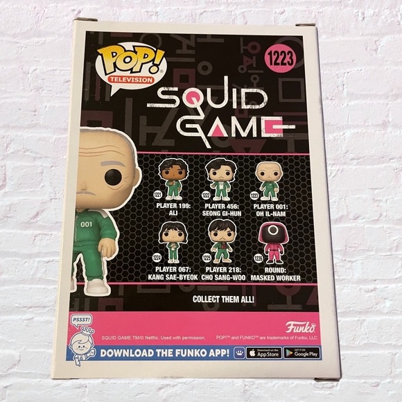 Funko POP! TV: Netflix Squid Game - Player 001: Oh Il-Nam #1223 BNIB - Picture 5 of 8